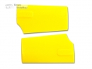 KBDD Paddles for 500 size - Neon Yellow 2.5mm Flybar