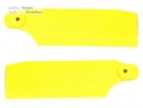 KBDD Pro Tail Blades - Neon Yellow 61mm