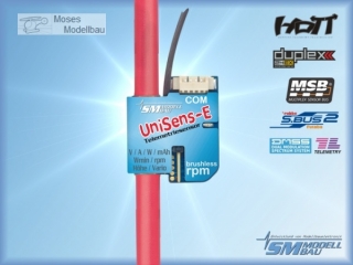 UniSens-E mit 4 mm Silikonkabel