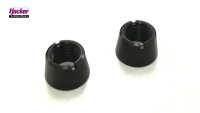 Ziermutter schwarz für DS-12/14/16 Frontpanel (2...