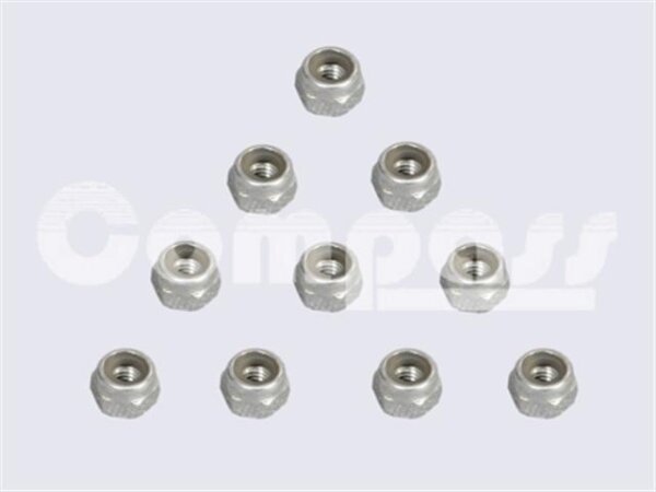 Nylon-Stoppmutter M3